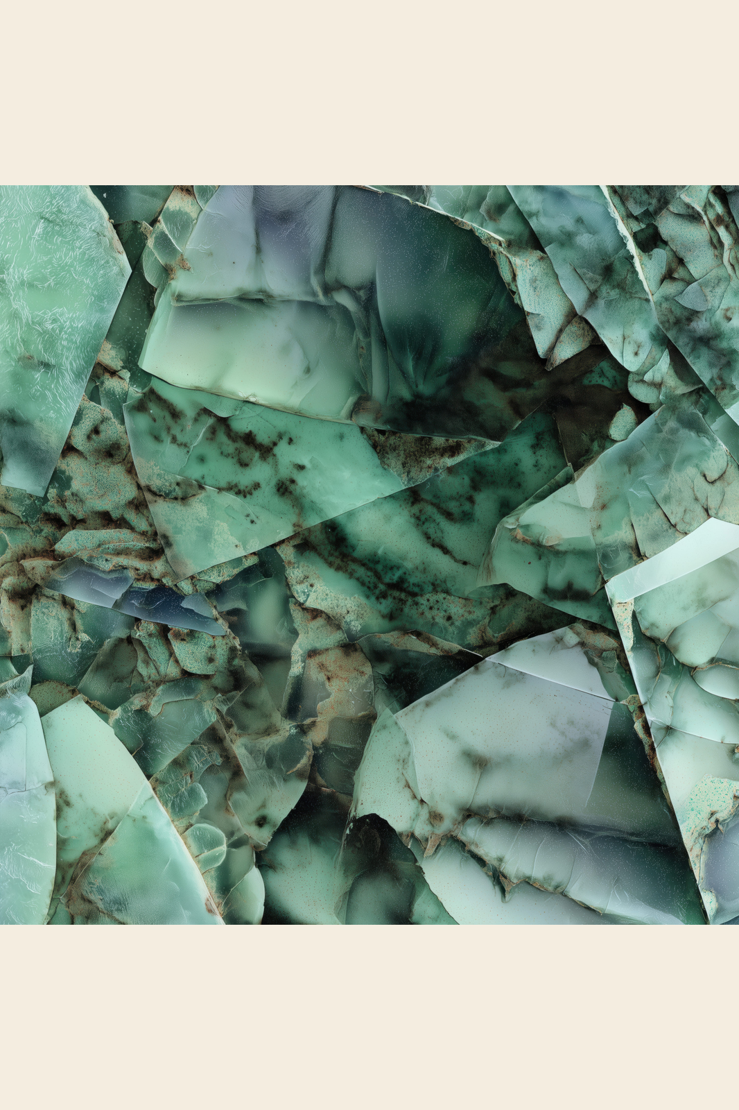 Jade Geode print