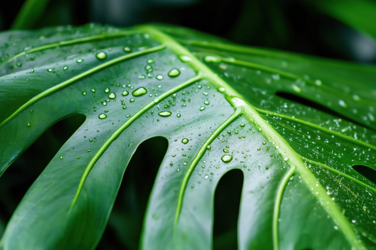 Monstera Dew print