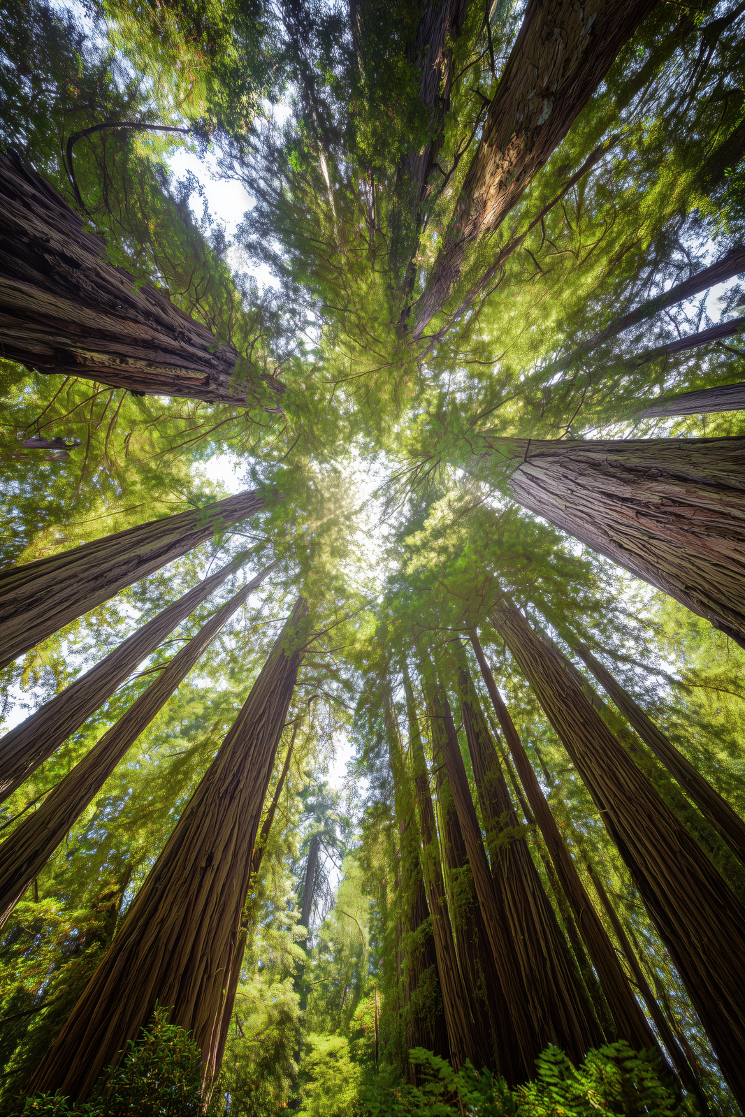 Towering Redwoods print