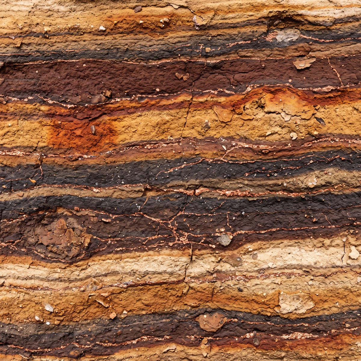 Sediment Strata print