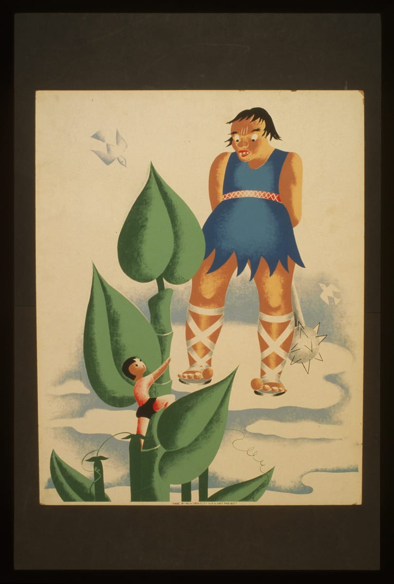 Jack and the Beanstalk print