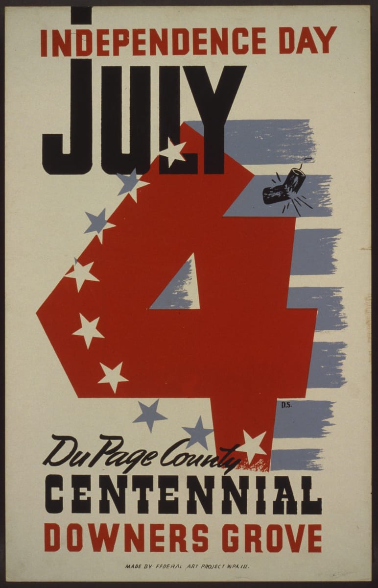 The Fourth of July print